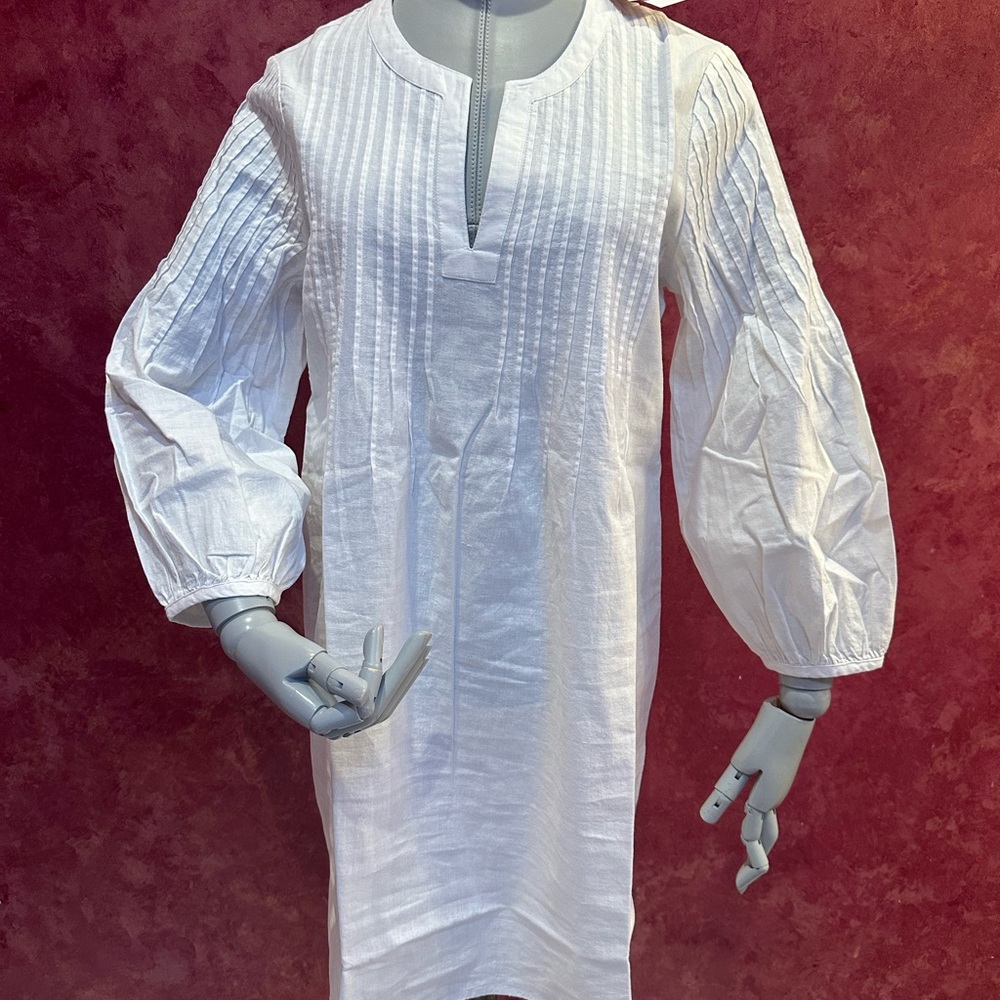 Vineyard vines  White cotton cover-up White Long Sleeve new with tag , XS